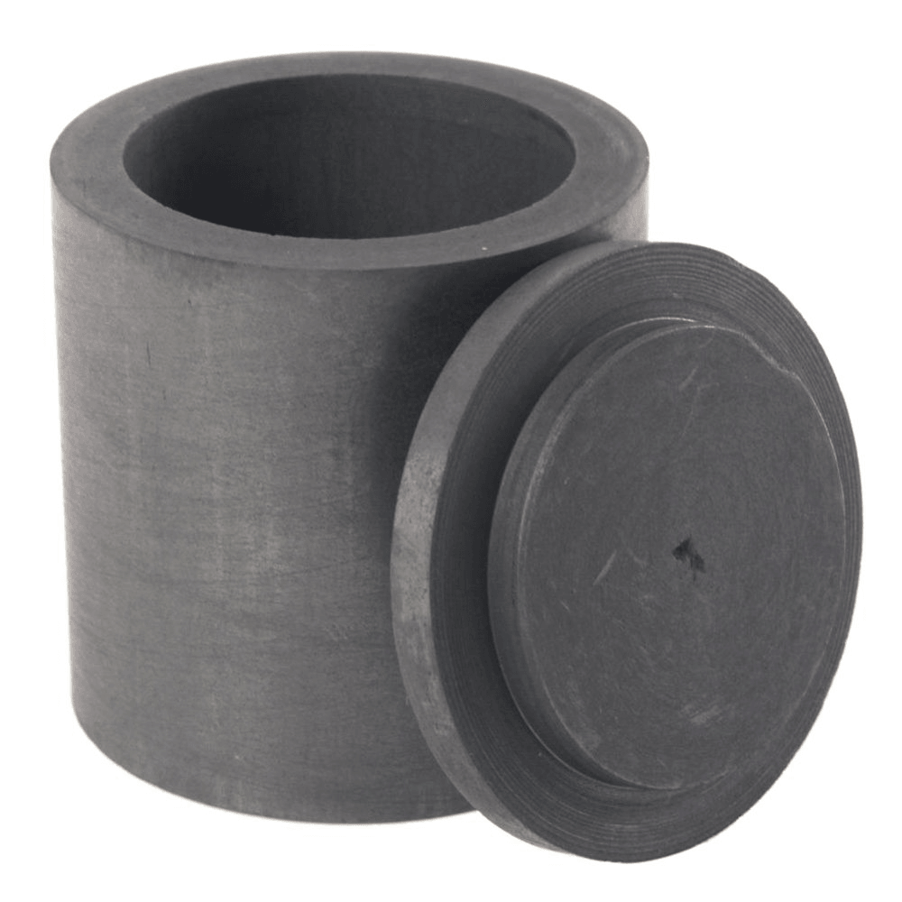 Multi-Size High Purity Graphite Melting Crucible Casting with Lid Cover - MRSLM