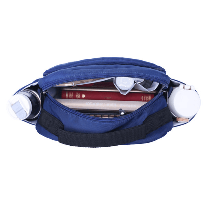 Ekphero Women Men Nylon Waterproof Multi Pockets Crossboby Bag Shoulderbags - MRSLM