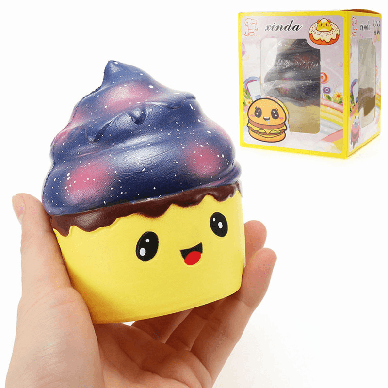 Xinda Squishy Ice Cream Cup 12Cm Soft Slow Rising with Packaging Collection Gift Decor Toy - MRSLM