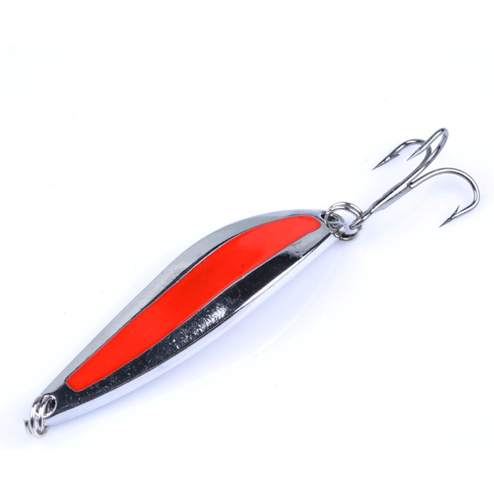 ZANLURE 4Pcs/Set 4.3-5.5Cm 5-10G Fishing Lure Metal Sequins Spoon Hard Baits Fresh Saltwater Fishing - MRSLM