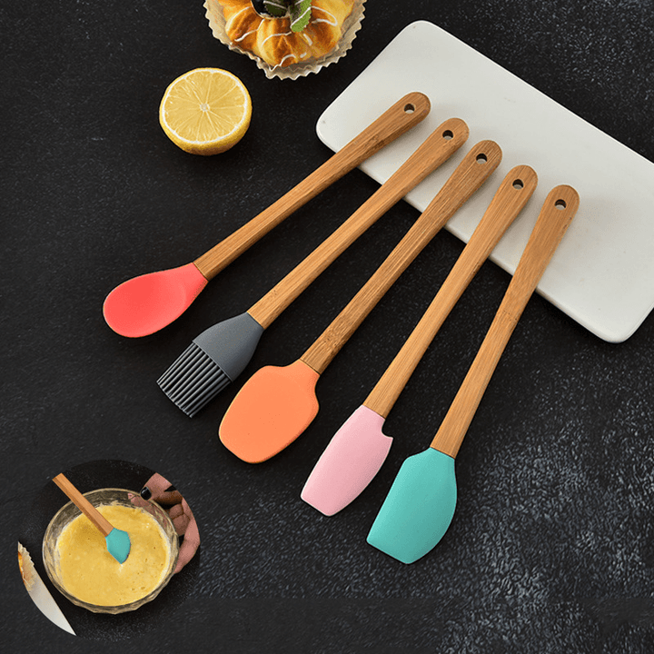 Tool Color 5-Piece Spatula Silicone Spatula - MRSLM