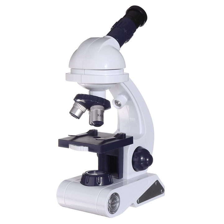 Biological Microscope Kit Children School Educational Toys Kids Gift 80X - 450X - MRSLM