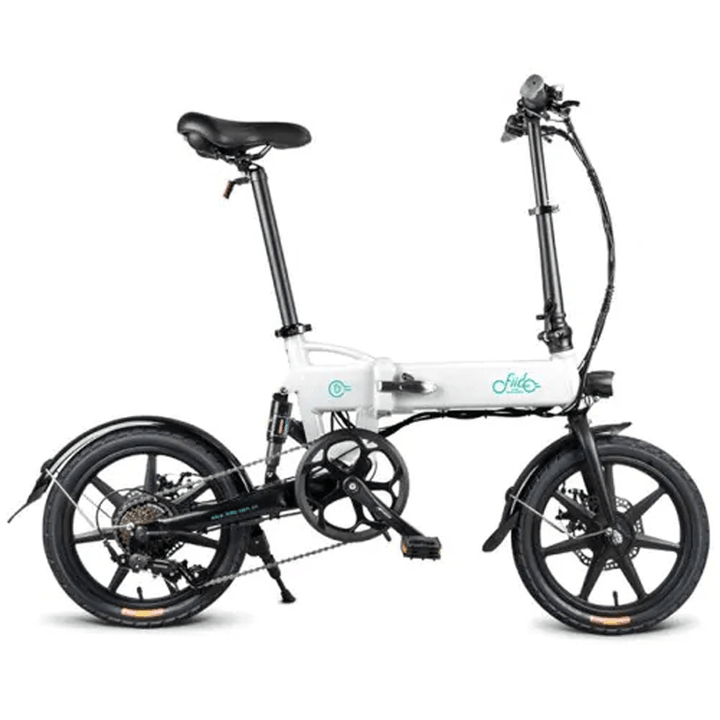 [US Direct] FIIDO D2S Shifting Version 36V 7.8Ah 250W 16 Inches Folding Moped Bicycle 25Km/H Max 50KM Mileage Electric Bike US Plug - MRSLM