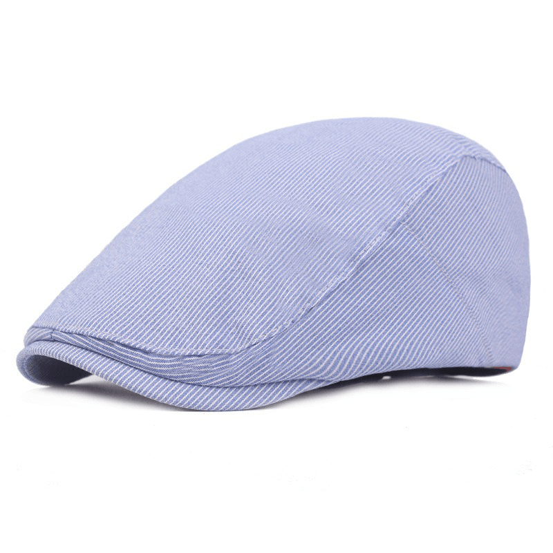 Men Cotton Double-Sided Adjustable Painter Beret Hat - MRSLM