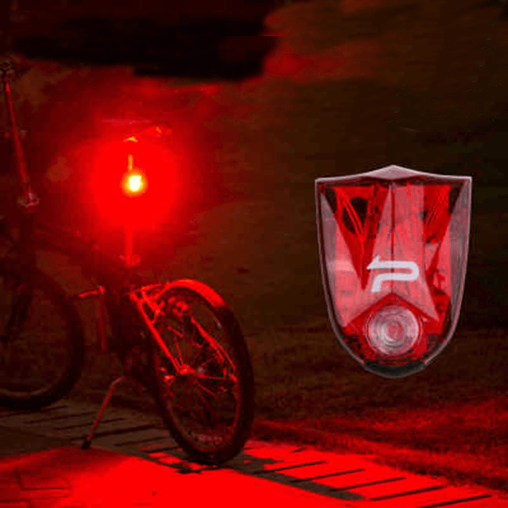 PROMEND Cycling Mountain Bike LED Taillights Rechargeable Bicycle Lights Night Riding Warning Lights - MRSLM