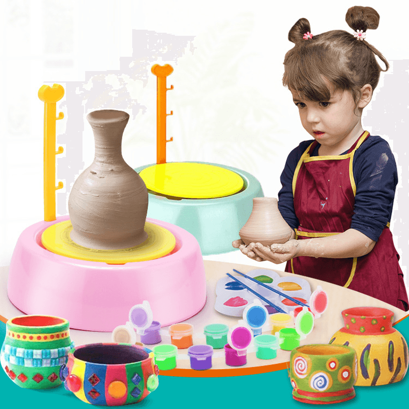 Children'S Handmade Pottery Machine Tool Set - MRSLM