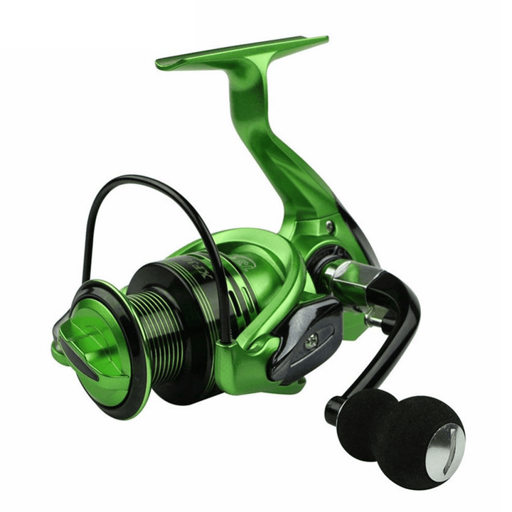 ZANLURE XF2000-5000 5.5:1 13+1BB Left/Right Hand Fishing Reel Pre-Loading Spinning Fishing Wheel - MRSLM