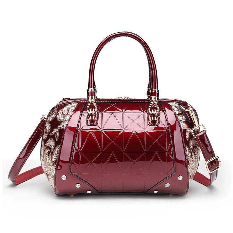 Patent leather Boston handbag - MRSLM