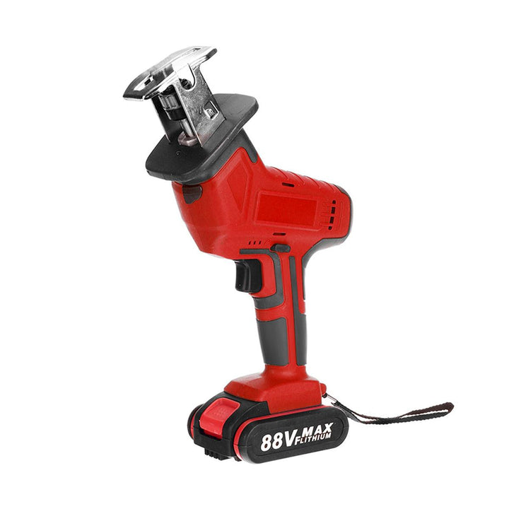 88VF Electric Reciprocating Saw Wireless Rechargeable Saw Wood Metal Plastic Sawing Cutting Tool - MRSLM