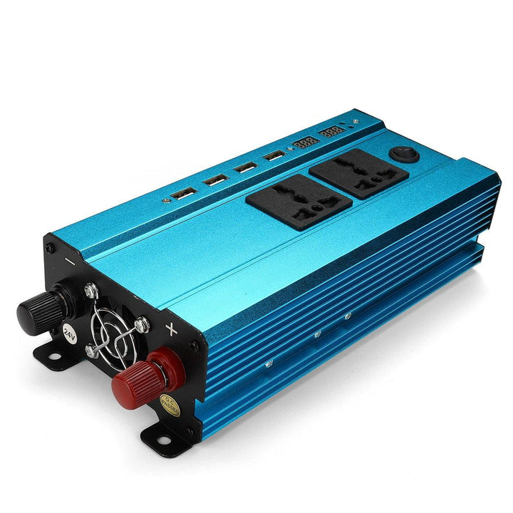 1000W/500W 4USB Interface Solar Power Inverter 12V/24V DC to 220V AC Converter Charger - MRSLM