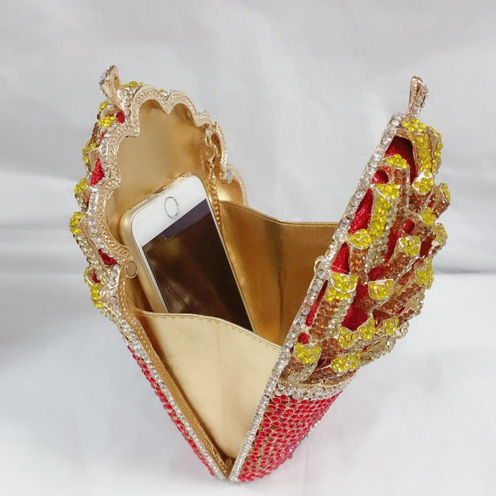 FrenchFrench fries diamond wisp empty metal bag - MRSLM