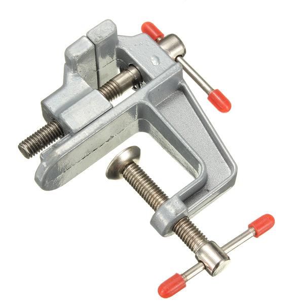 Aluminum Miniature Small Clamp On Table Bench Vise Tool - MRSLM