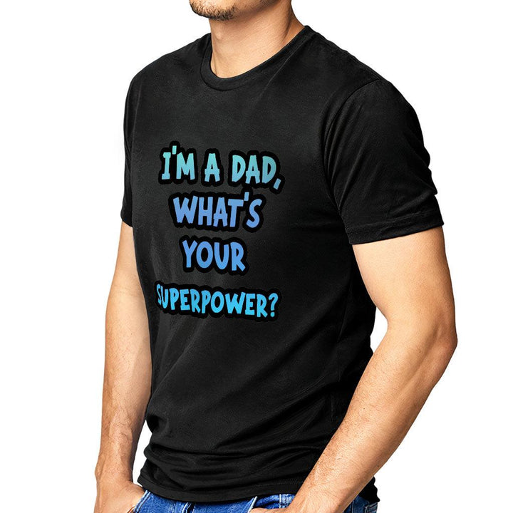 Dad Design Sueded T-Shirt - Trendy T-Shirt - Printed Sueded Tee - MRSLM