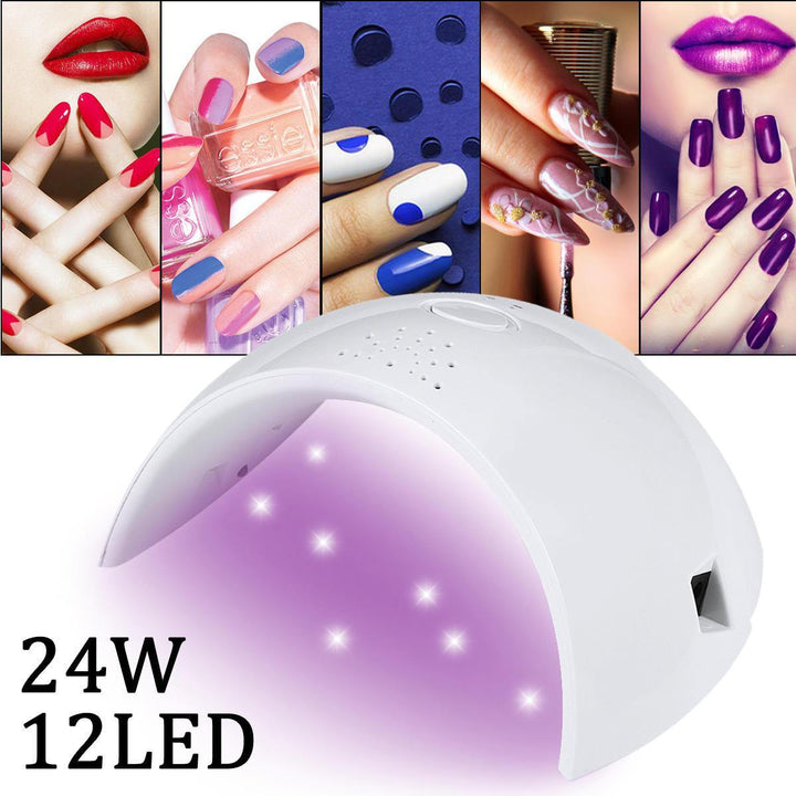 UV Lamp For Manicure LED Nail Dryer Lamp Sun Light Curing All Gel Polish Drying UV Gel USB Smart Timing Nail Art Tools - MRSLM