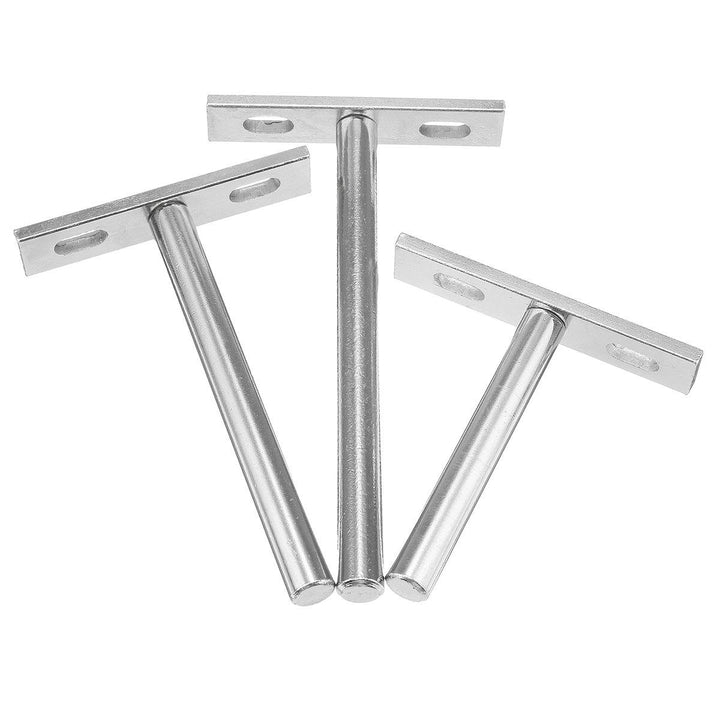 10Pcs Concealed Floating Hidden Shelf Support Metal Brackets 3/4/5 Inch - MRSLM