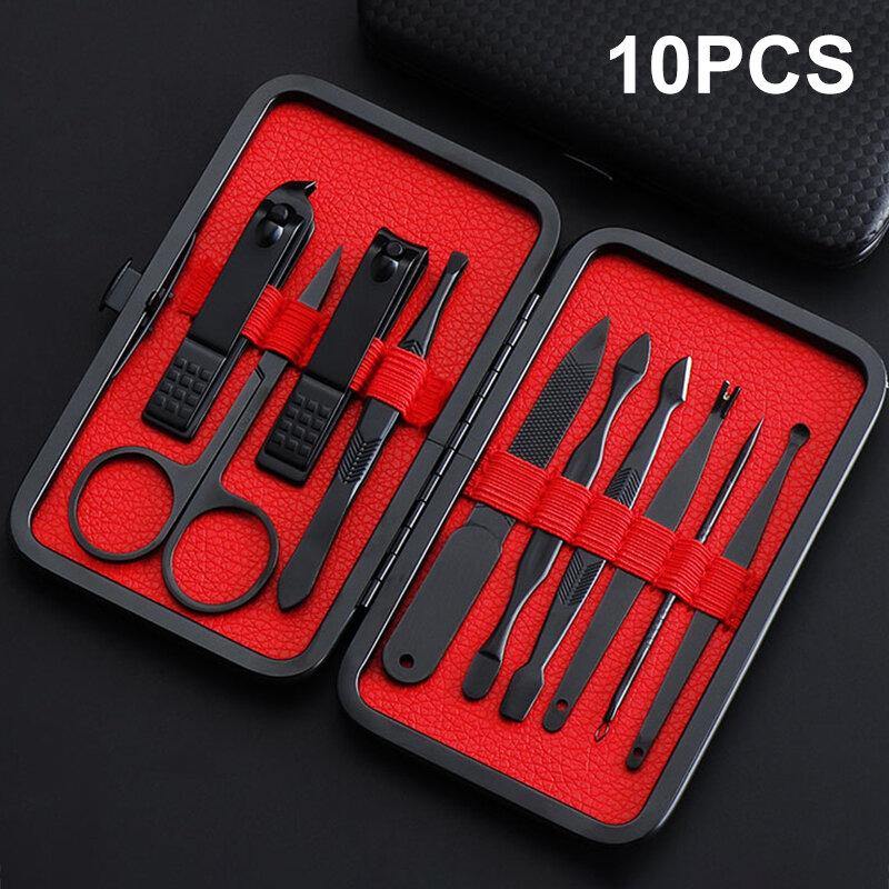 Portable Nail Clipper Manicure Pedicure Set Earpick Pedicure Kit - MRSLM