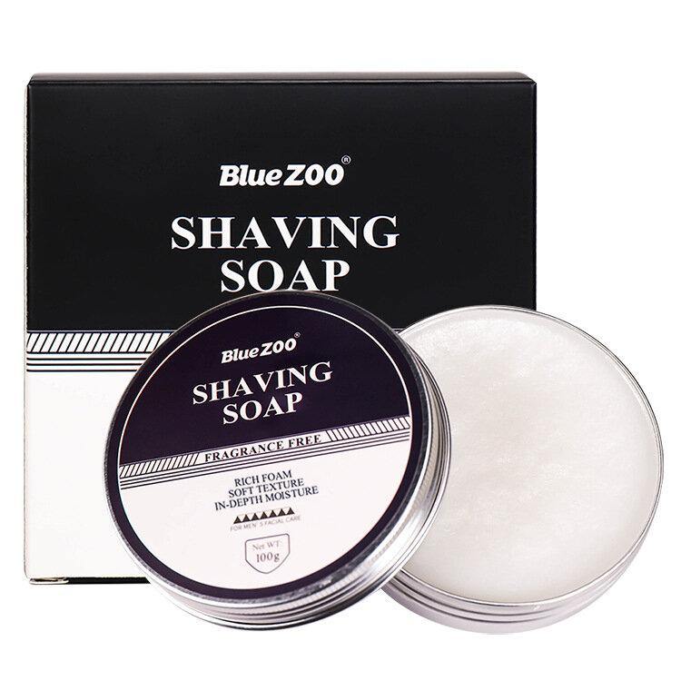 Men's Facial Care Shaving Beard Shaving Foam Soap Sandalwood Fragrance Mint Tasteless - MRSLM