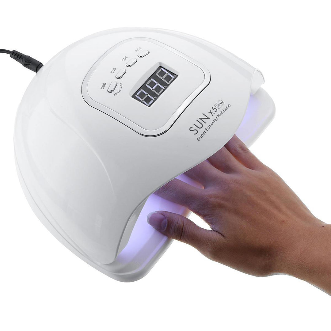 SUN X5 MAX Lamp 120W Nail UV Lamp Gel Nail Dryer Cure Manicure Nail Machine Nail Art Tools Nail Lamp Drying Lamp LCD Display - MRSLM