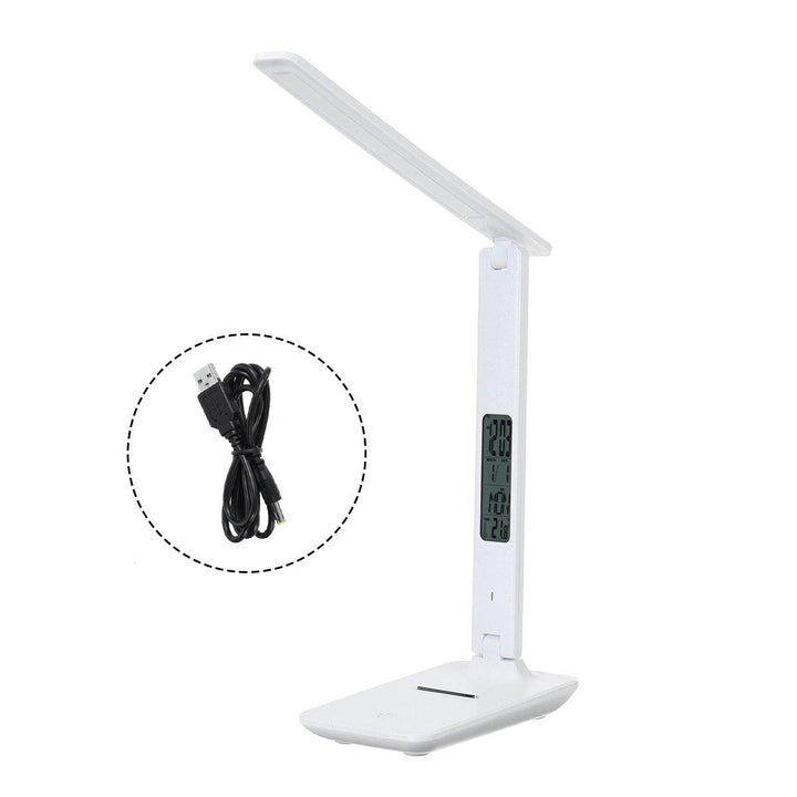 USB 45LED Table Desk Lamp Folding Rechargeable Reading Night Light - MRSLM