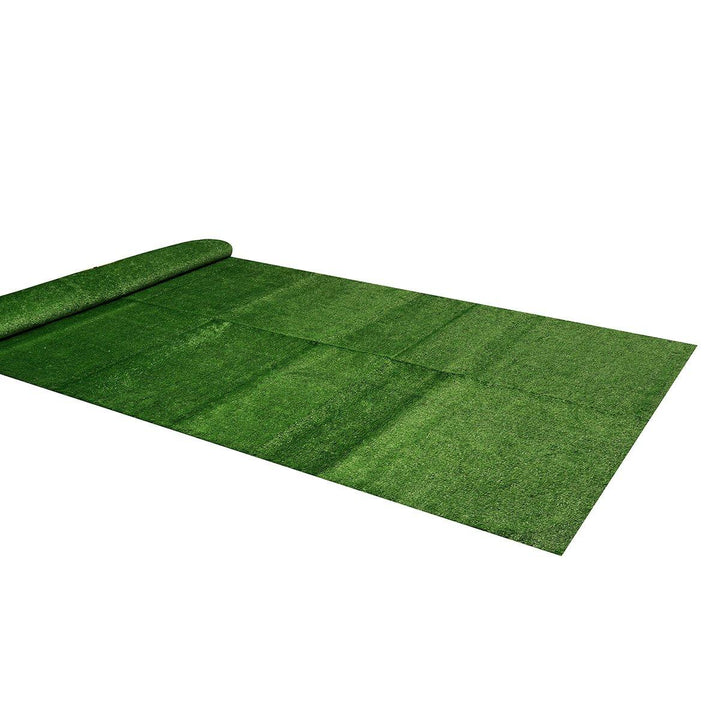 15mm Artificial Grass Mat Lawn Synthetic Green Yard Garden In/Outdoor - MRSLM