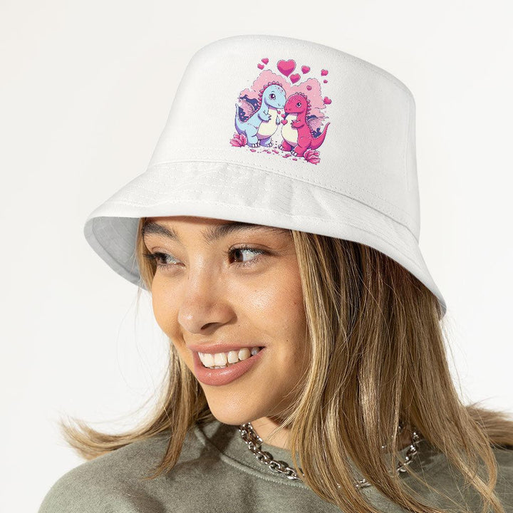 Dinosaur Bucket Hat - Love Hat - Printed Bucket Hat - MRSLM