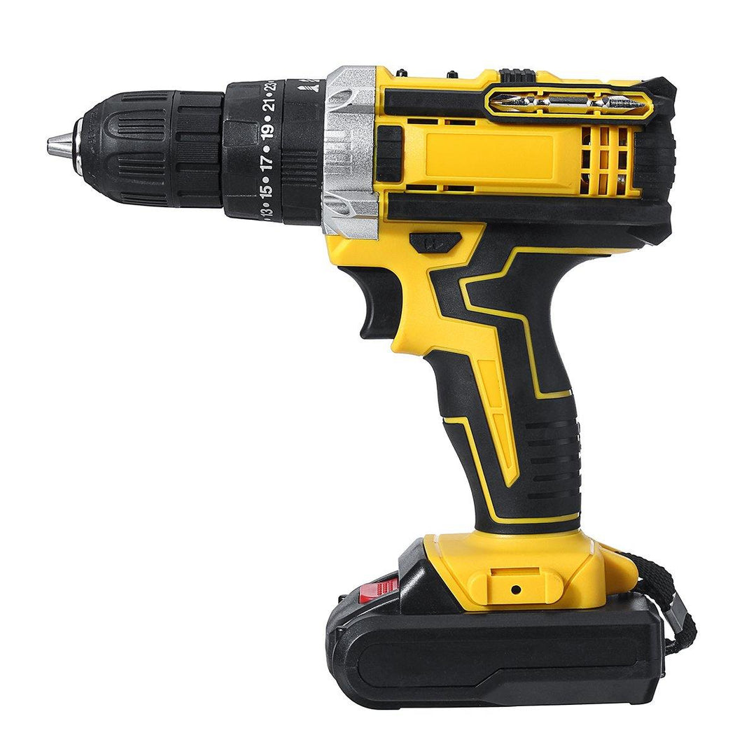 48VF 2Speed Cordless Electric Drill Impact Drill Powerful Driver Drill With 1 Or 2 Li-ion Battery - MRSLM