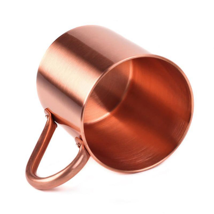 420ml/15oz Pure Solid Copper Plated Moscow Mule Mug Tea Cup Coffee Cup - MRSLM