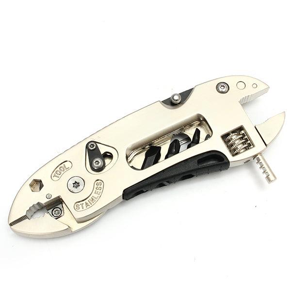 Golden Multitool Adjustable Wrench Jaw+Screwdriver+Pliers Multitool Set - MRSLM