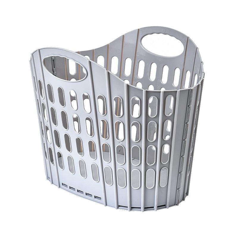 Plastic Household Toilet Folding Dirty Laundry Basket - MRSLM