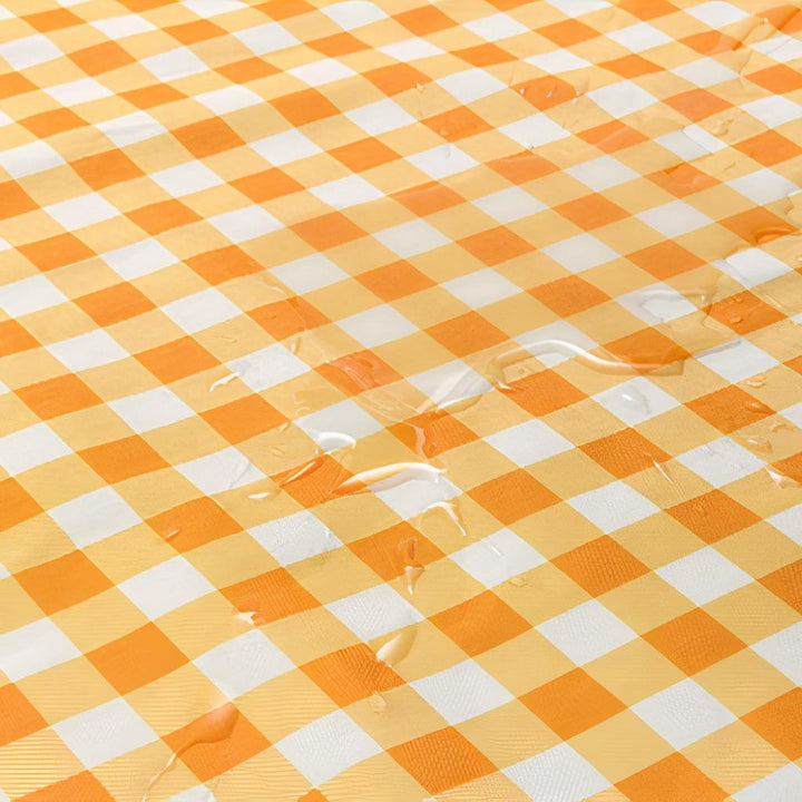 Yellow Checkered Picnic Blanket - MRSLM