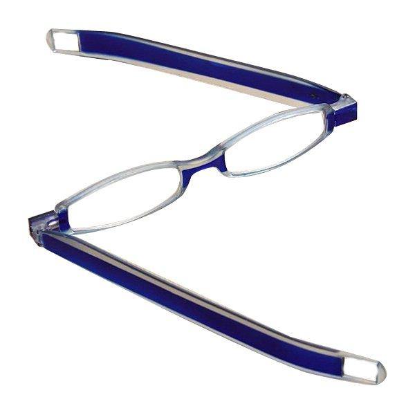 Blue 360 Degree Rotation Rotating Folding Presbyopic Reading Glasses Strength 1.0 1.5 2.0 2.5 3.0 3.5 - MRSLM