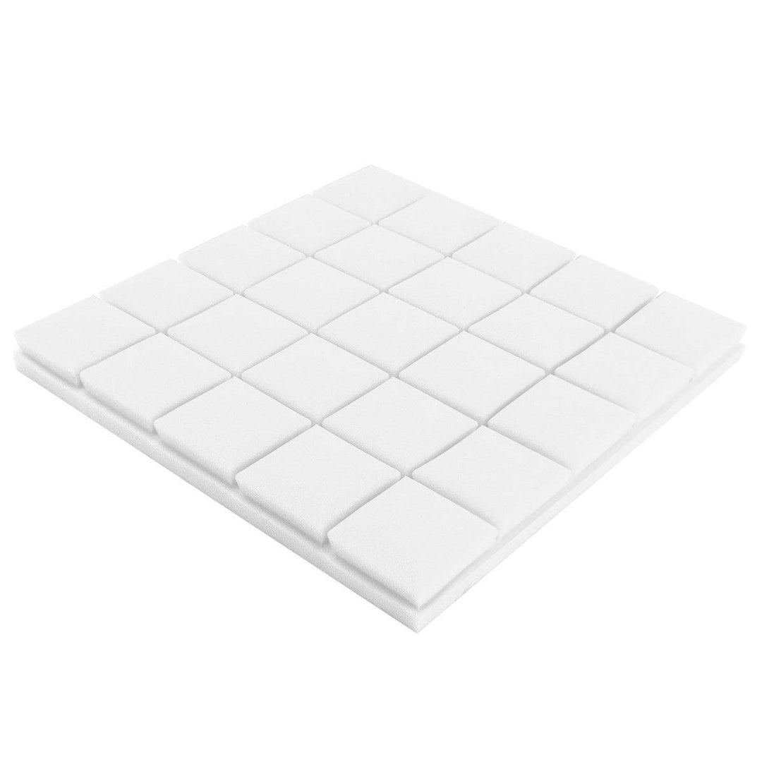 4pcs 50x50x5cm Acoustic Foam Wedge Panel Sound Absorption Tiles - MRSLM