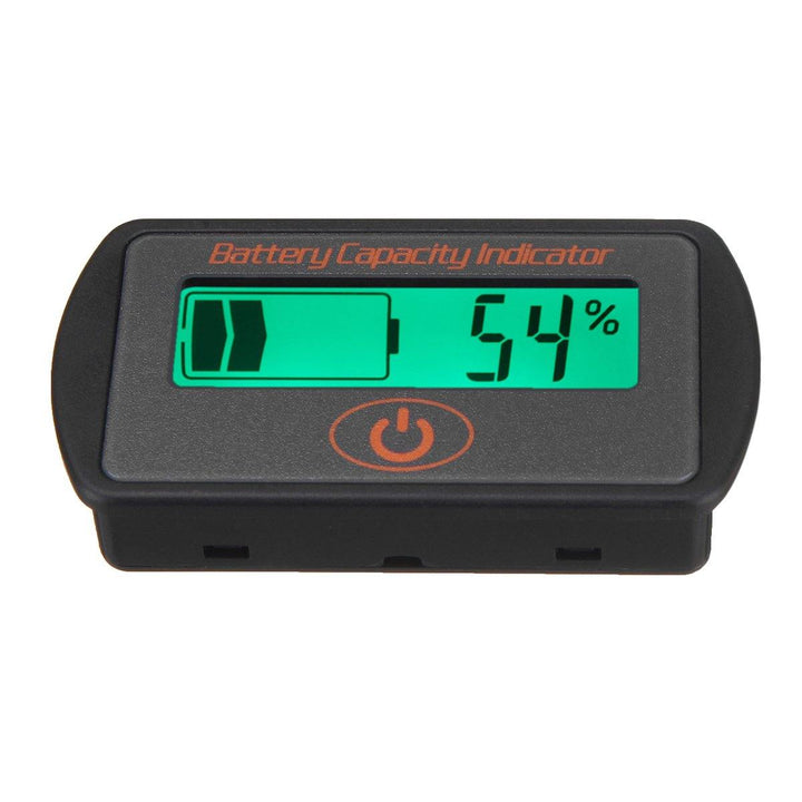 12V/24V Battery Gauge Meter Digital LCD Lead Acid Voltage Level Indicate Voltmeter - MRSLM