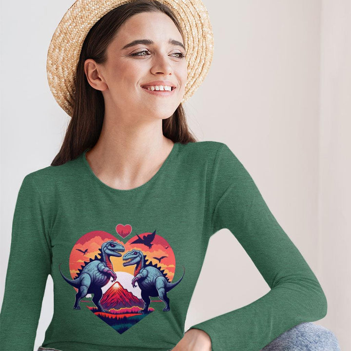 Fantastic Long Sleeve T-Shirt - Animal Cartoon T-Shirt - Colorful Long Sleeve Tee - MRSLM