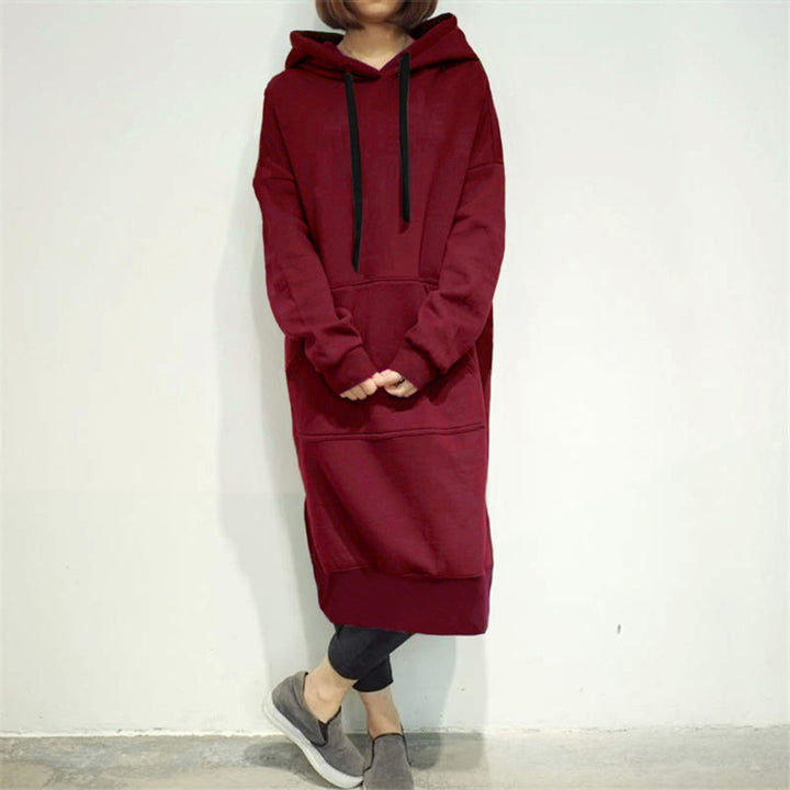 Women's Loose Long Hoodie