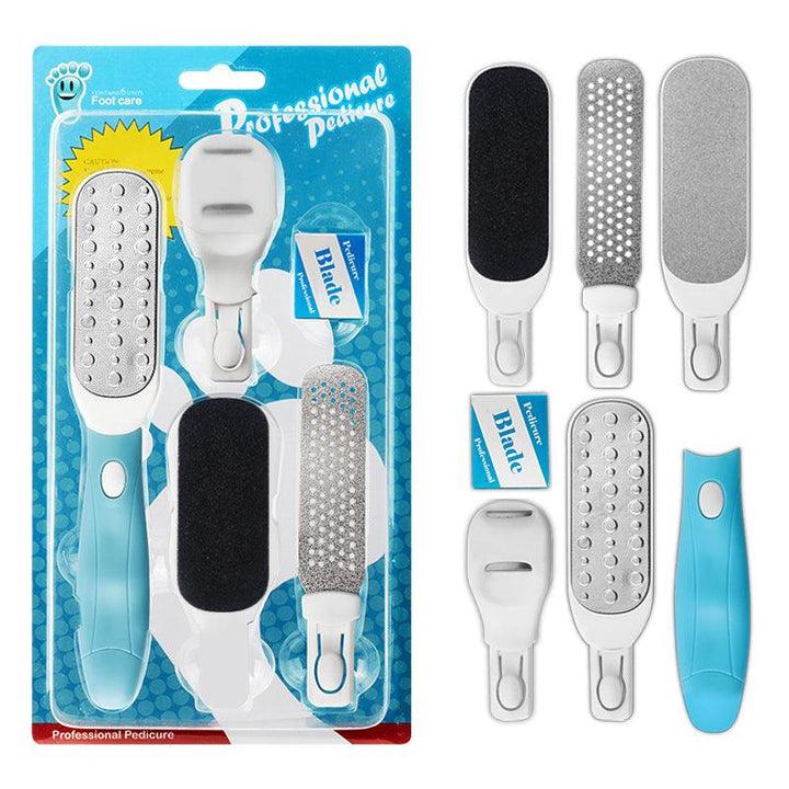 6 Pcs Foot Cuticle File Set Remove Dead Skin (01#) - MRSLM