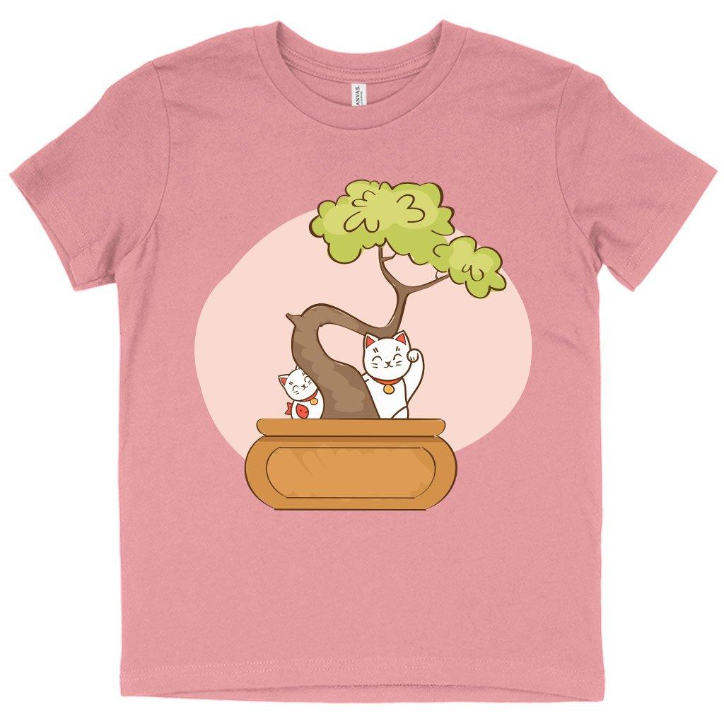 Kids' Bonsai T-Shirt - Cat T-Shirts - MRSLM