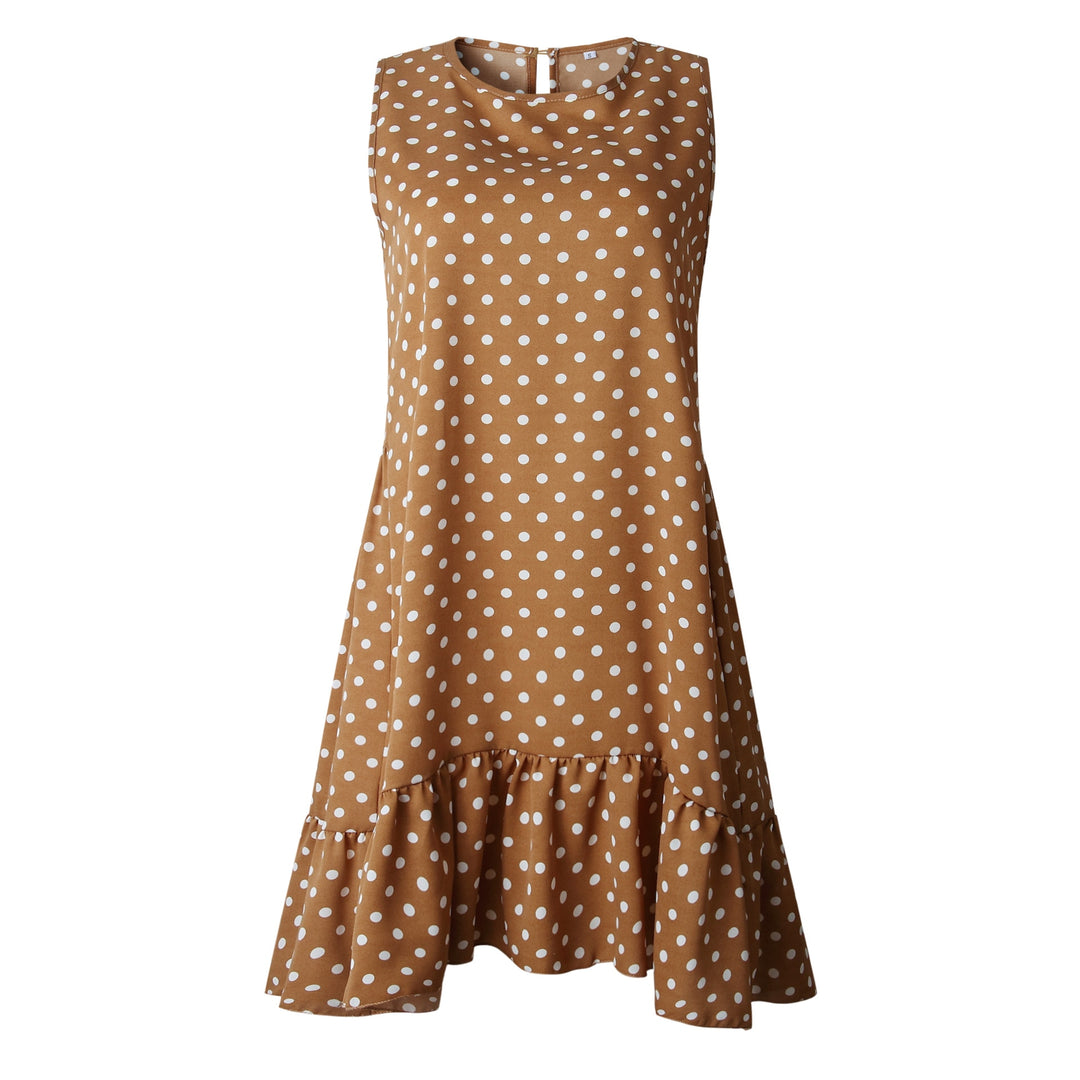 Women's Polka Dot Chiffon Dress