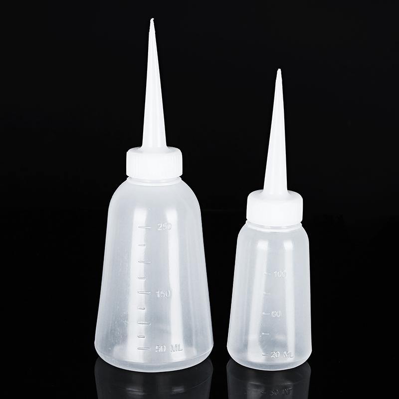 100mL 250mL Lab Wash Bottle Liquid Water Squeeze Bottle Graduated Conical Container Straight Tip - MRSLM