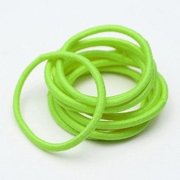 10Pcs Girls Women Candy Color Elastic Hair Bands Rope Ties - MRSLM