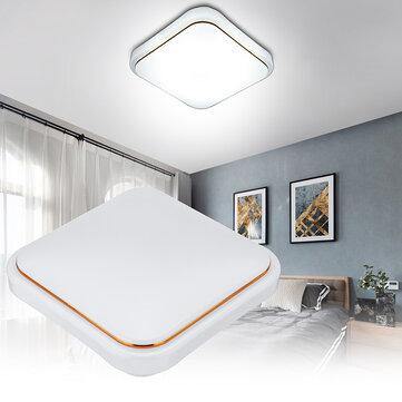 LED Ceiling Light Panel Down Lights Bathroom Kitchen Atmospheric Simple Modern Bedroom Rectangular Remote Control Balcony Lighting Ceiling Lamp - MRSLM