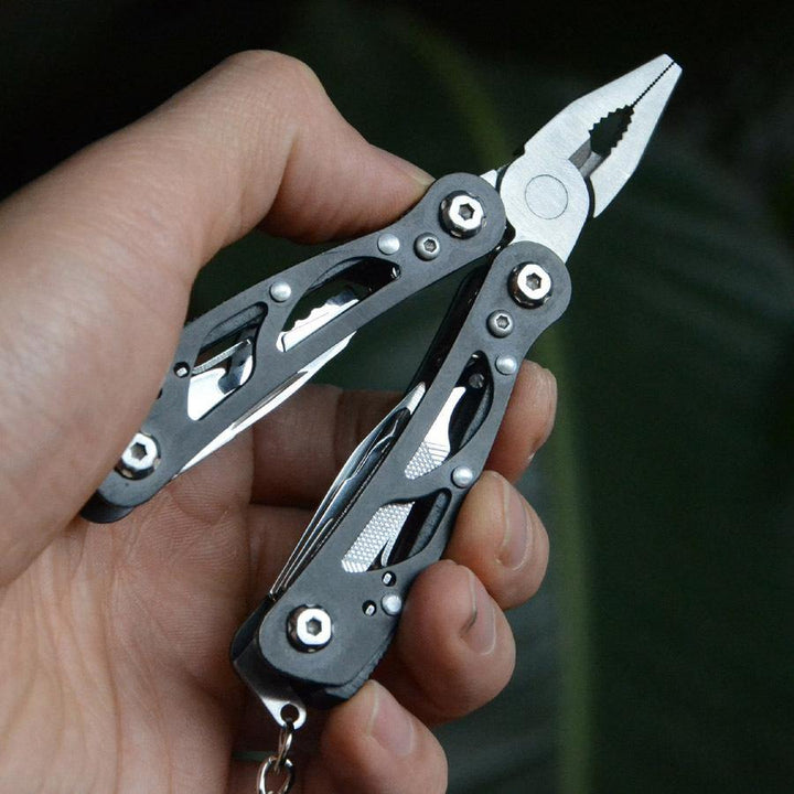 EDC Multifunction Pliers Cable Stripper Folding Stainless Steel Screwdriver Saw Camping Outdoors Tools Repair Multitool Knife Pliers - MRSLM