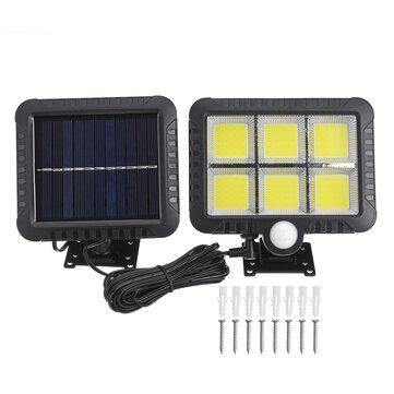 50W COB Solar Wall Street Light Motion Sensor Outdoor Yard Garden Driveway Lamp - MRSLM