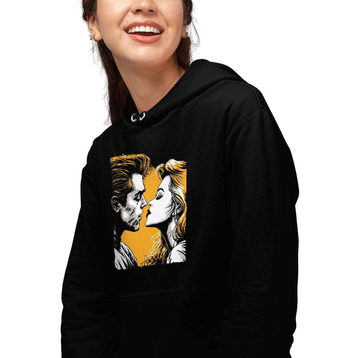 Bright Graphic Hooded Sweatshirt - Love Themed Hoodie - Unique Hoodie - MRSLM