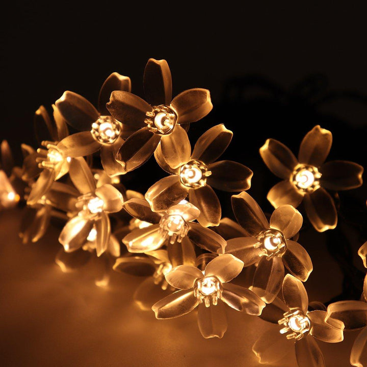 30 LED Solar Powered Fairy String Flower Lights In/Outdoor Garden Birthday Party - MRSLM