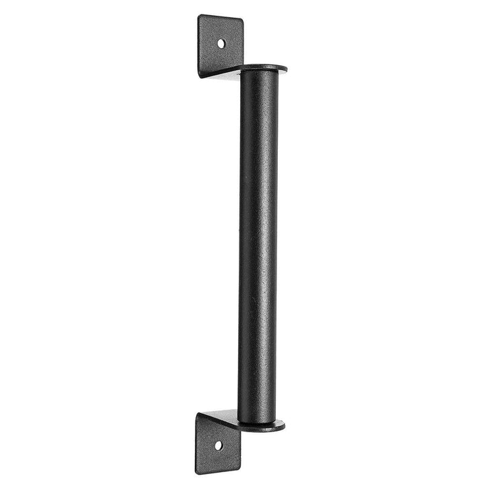 Black Steel Sliding Barn Wooden Door Handles Flush Pull Home Room Gate Push Hardware Set - MRSLM