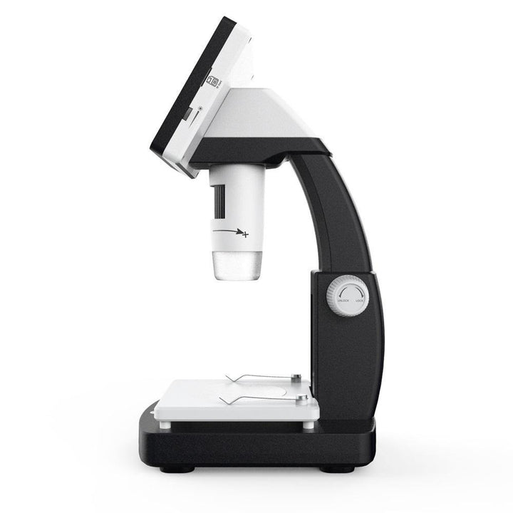 MUSTOOL G710 1000X 4.3 inches HD 1080P Portable Desktop LCD Digital Microscope 2048*1536 Resolution Object Stage Height Adjustable Support 10 Languages 8 Adjustable High Brightness LED - MRSLM