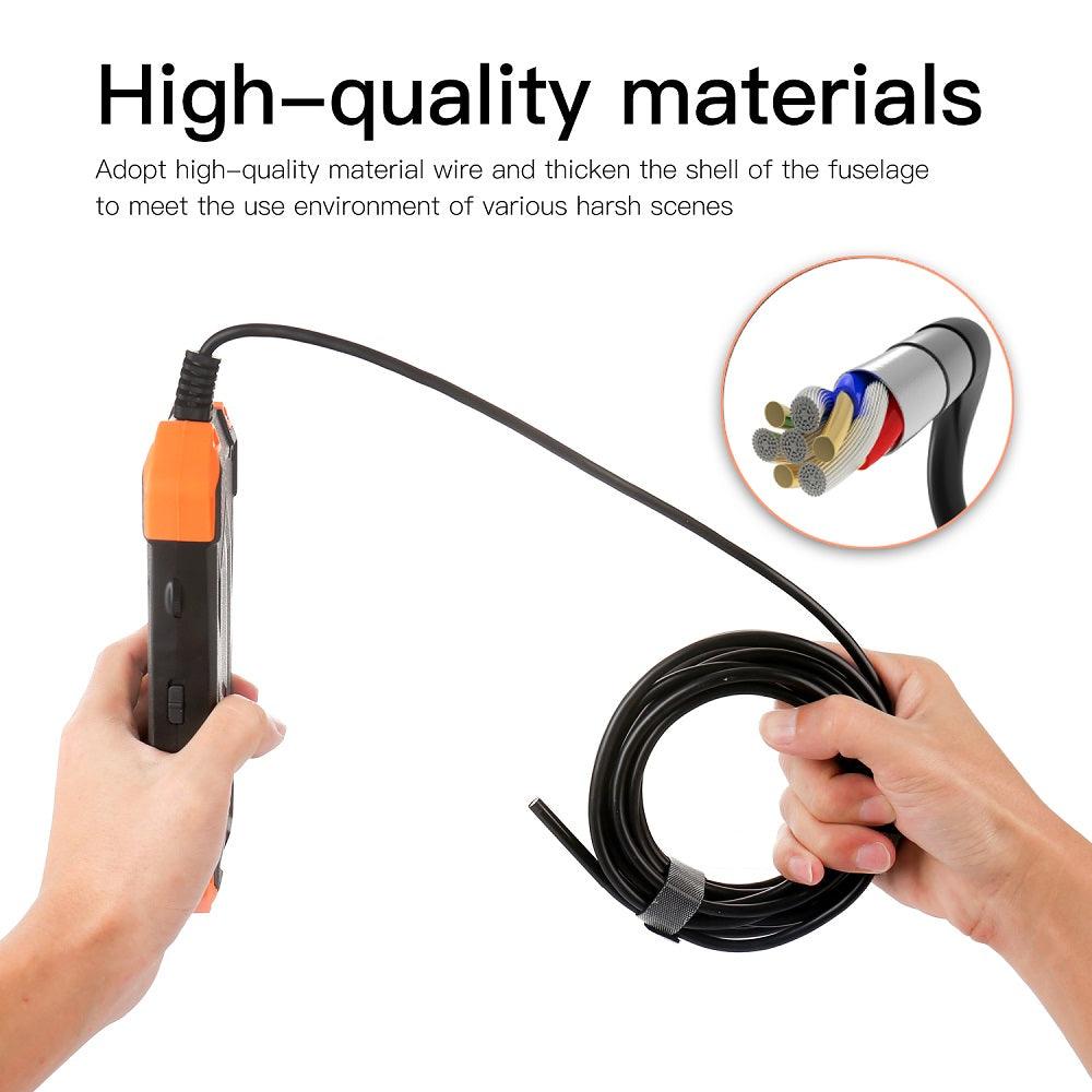 IP67 Waterproof Hard Wire 3.9mm Lens Borescope Camera 4.3 Inch IPS Industrial Ultra-Clear Pipeline with Screen Automotive Professional Industrial Borescope - MRSLM