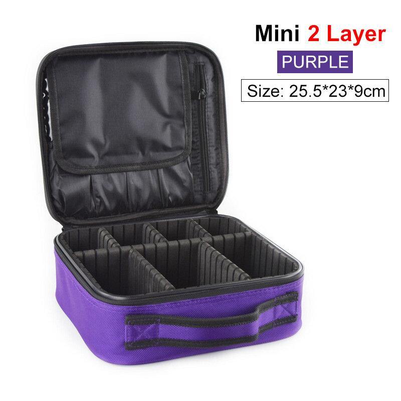 New Cosmetic Bag Cases for Women Female Oxford Waterproof Upgraded Version Cosmetic Case Beauty Brush Organizer Makeup Bag - MRSLM