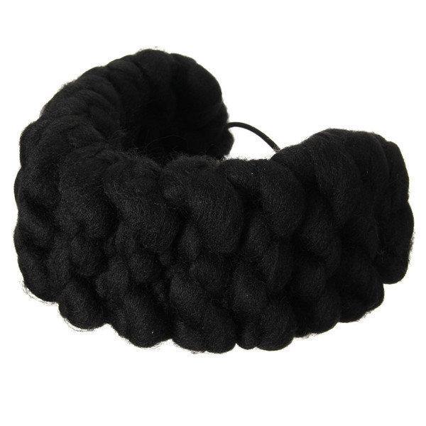 Vintage Handmade Knitting Hair Band Head Wrap Hair Accessories Winter Autumn 5 Colors - MRSLM